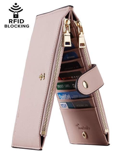 travelambo womens wallet rfid blocking bifold multi card case|travelambo bifold wallet case.